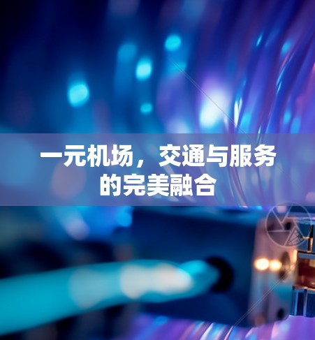 一元机场，交通与服务的完美融合