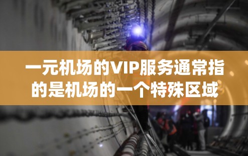 一元机场的VIP服务通常指的是机场的一个特殊区域，专为那些有着特殊需求或期望享受特权的旅客而设置的区域。这种服务往往比普通机场的候机区或 gates（gates，机场的出口）更特别，可能包括