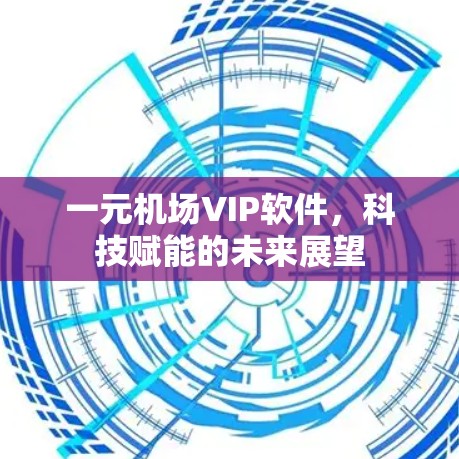 一元机场VIP软件，科技赋能的未来展望