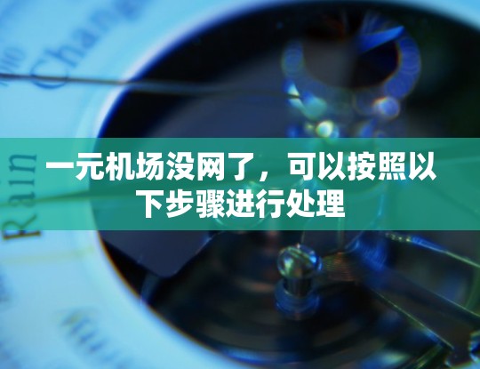 一元机场没网了,可以按照以下步骤进行处理 一元机场没网了,可以按照以下步骤进行处理