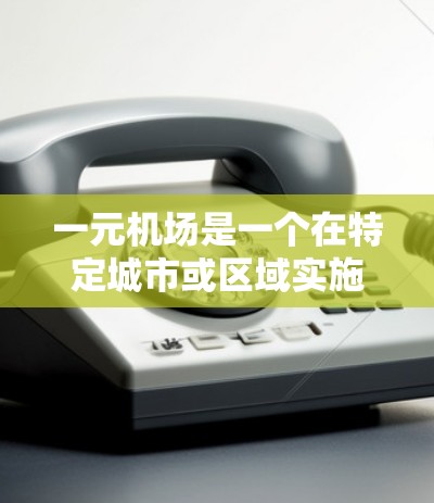 一元机场是一个在特定城市或区域实施的政策，旨在提高市民的出行效率，同时降低交通费用。以下是对这一政策的详细分析