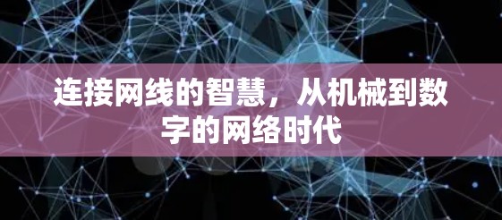 连接网线的智慧，从机械到数字的网络时代