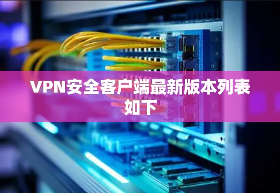 VPN安全客户端最新版本列表如下
